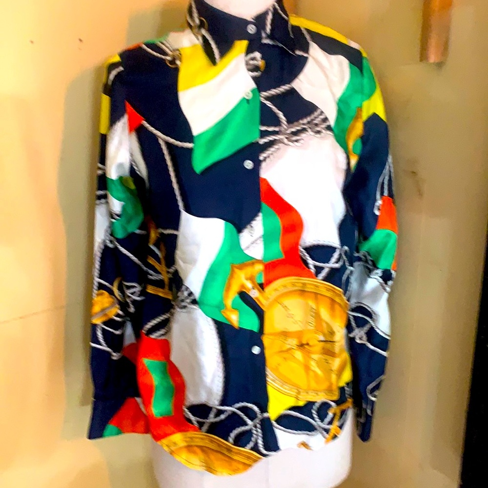 COPY - Ralph Lauren hundred percent silk shirt